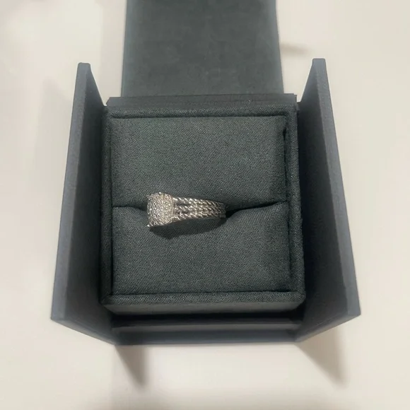 David Yurman 925 Sterling Silver Petite Wheaton Ring